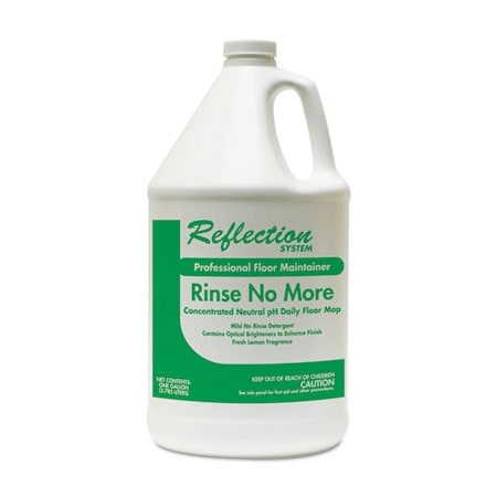 Theochem Rinse-No-More Floor Cleaner, Lemon Scent, 1 Gal, Bottle, 4PK 445